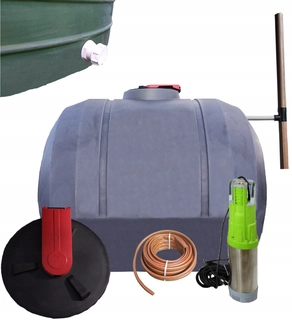 Nádrž na dažďovú vodu - Nádrž na dažďovú vodu 3000 l 185 x 155 cm